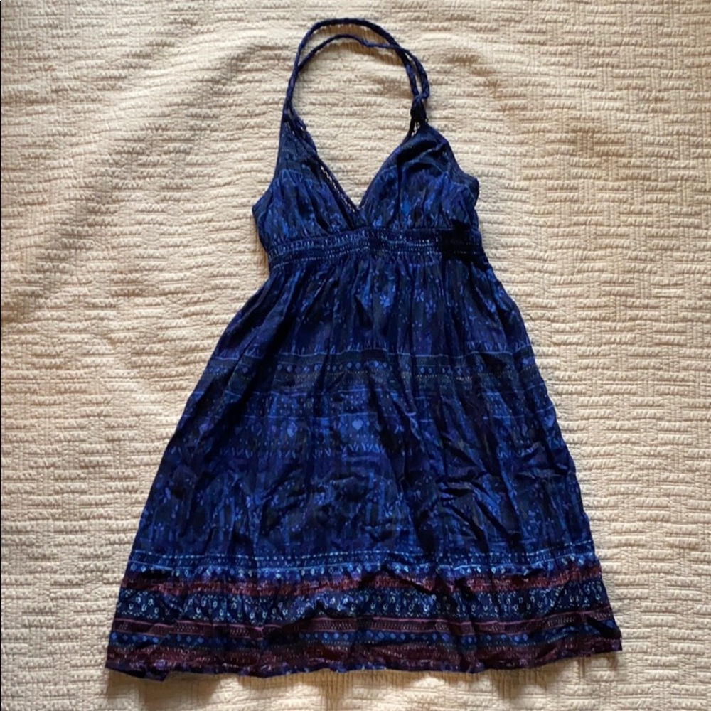 Urban Outfitters Indigo/Purple/Blue Ecoté Dress